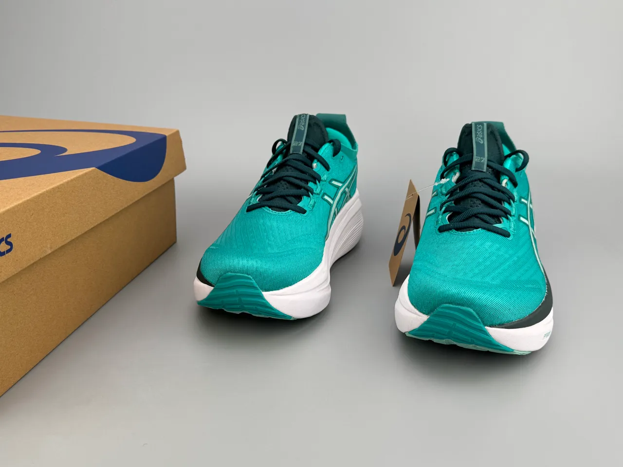 ASICS Gel-Nimbus 27 Tênis de corrida Verde Teal 3