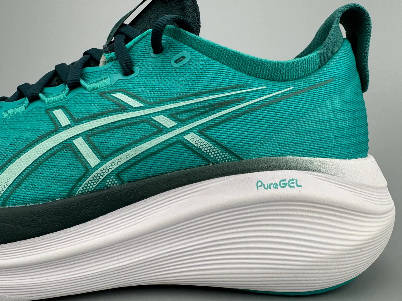 ASICS Gel-Nimbus 27 Tênis de corrida Verde Teal 9