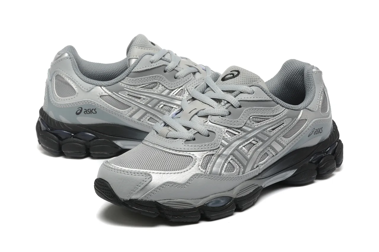 ASICS GT-2160 أحذية الجري فضي معدني أسود 2