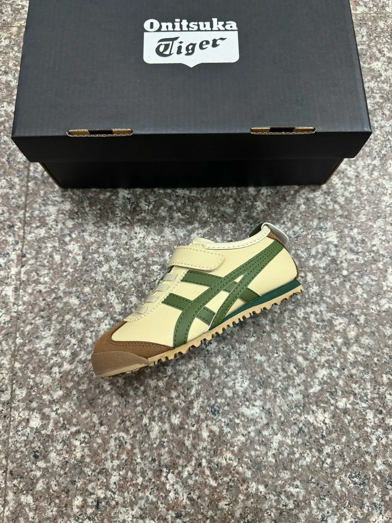 ASICS Onitsuka Tiger Mexico 66 branco azul marinho vermelho tênis lifestyle 5