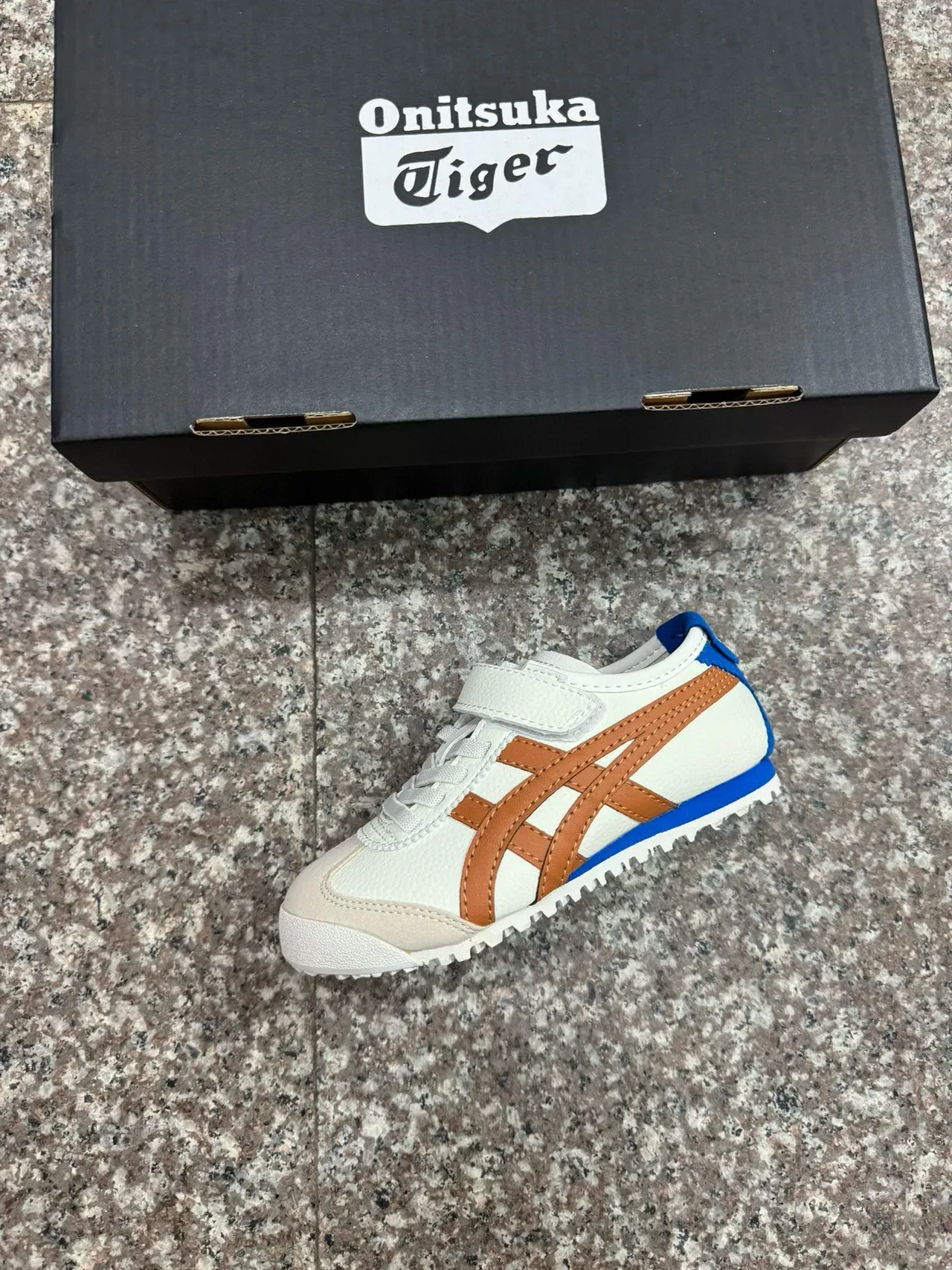 ASICS Onitsuka Tiger Mexico 66 branco azul marinho vermelho tênis lifestyle 14