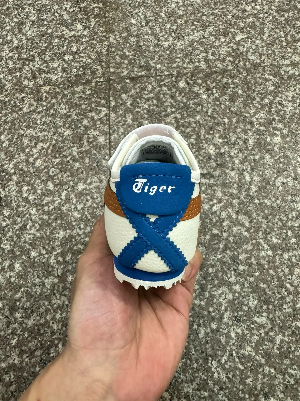 ASICS Onitsuka Tiger Mexico 66 branco azul marinho vermelho tênis lifestyle 16