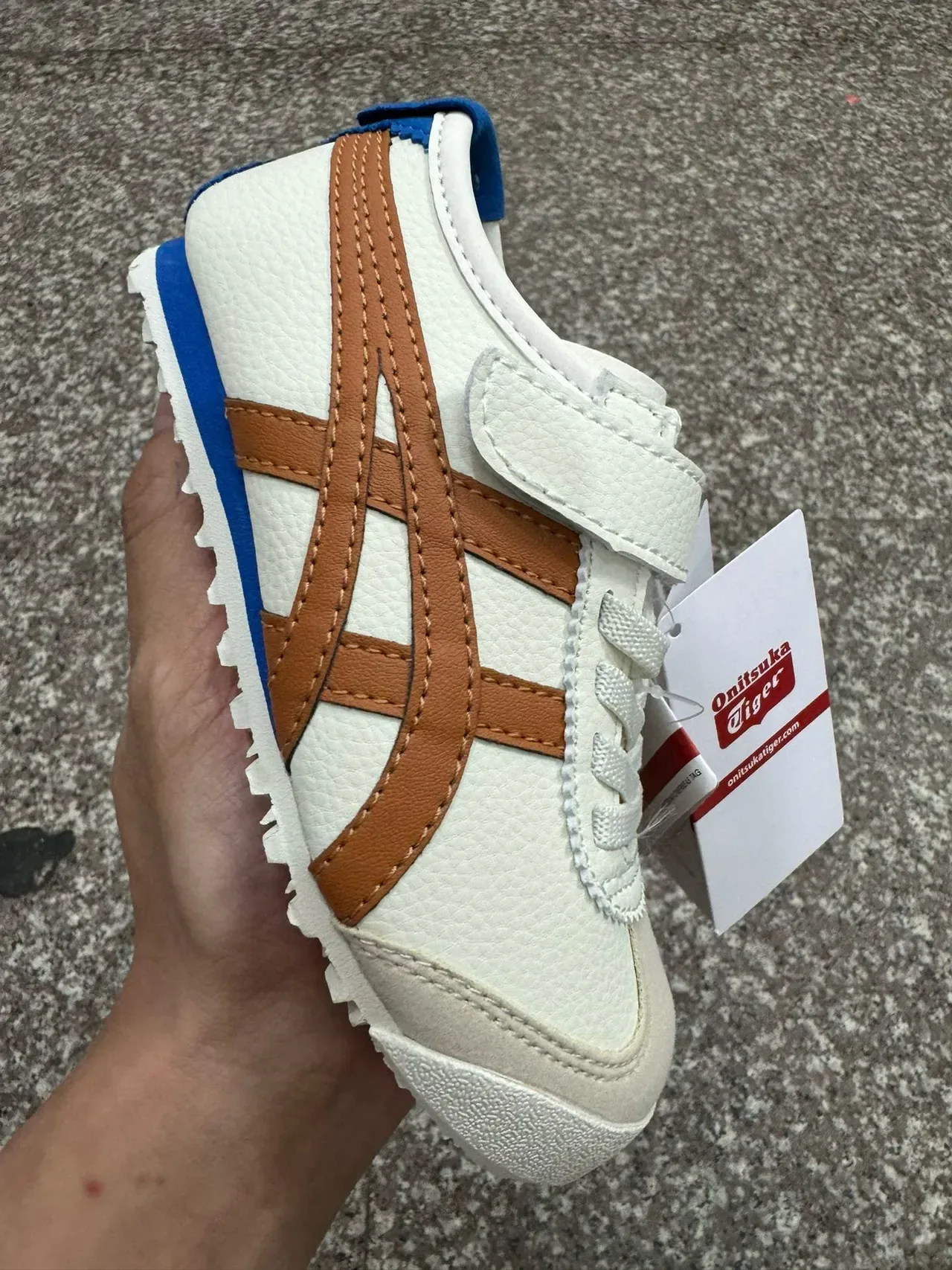 ASICS Onitsuka Tiger Mexico 66 branco azul marinho vermelho tênis lifestyle 17