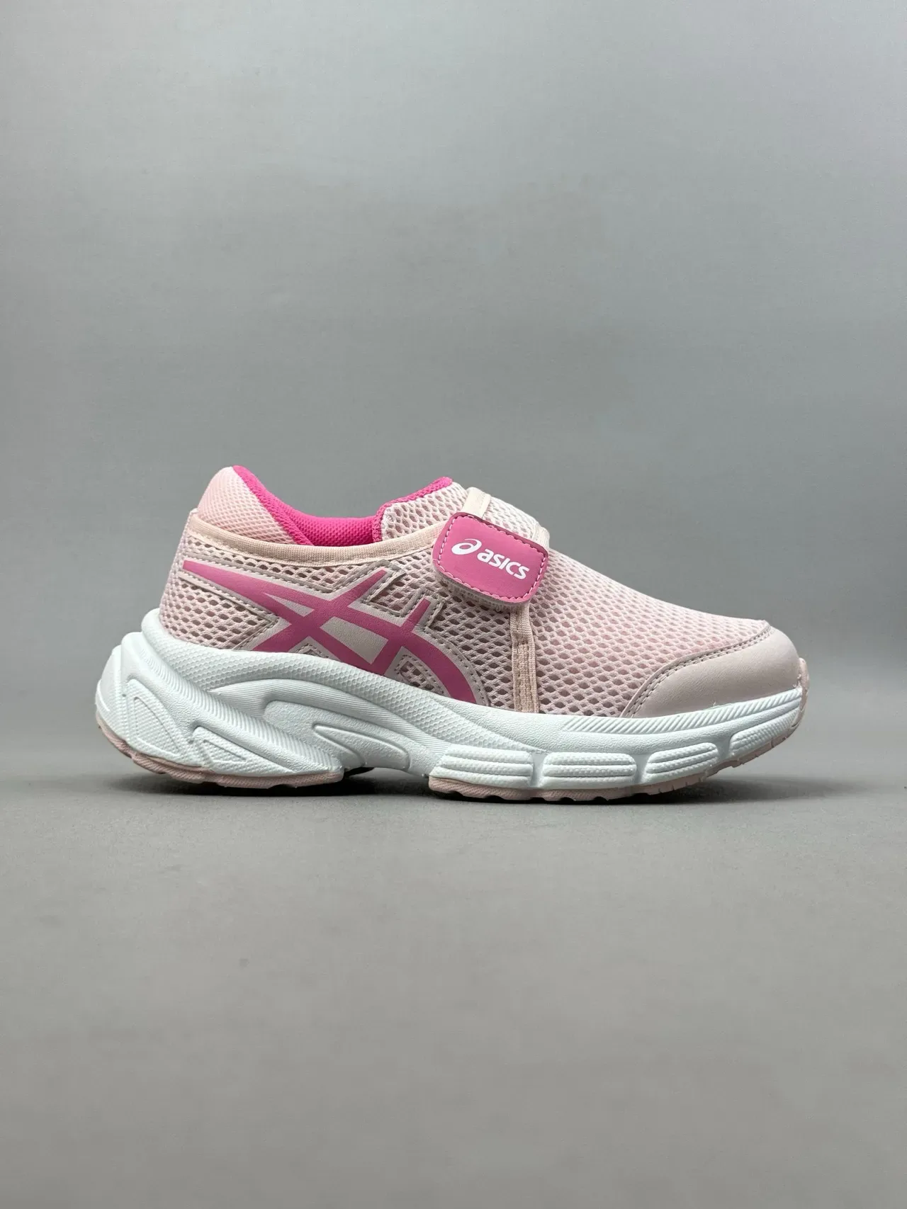 ASICS Sneakers lifestyle avec empeigne maille rose rouge fermeture à Velcro 10