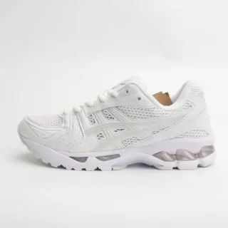 ASICS White Transparent Mesh And Synthetic Overlay Running Shoes