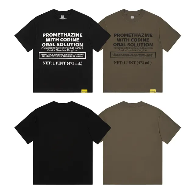 Camiseta gráfica Awake NY com rótulo farmacêutico 2