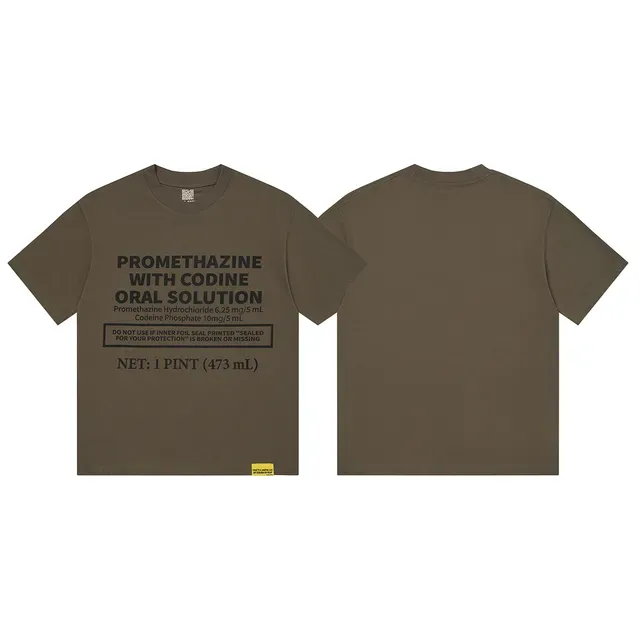Camiseta gráfica Awake NY com rótulo farmacêutico 6