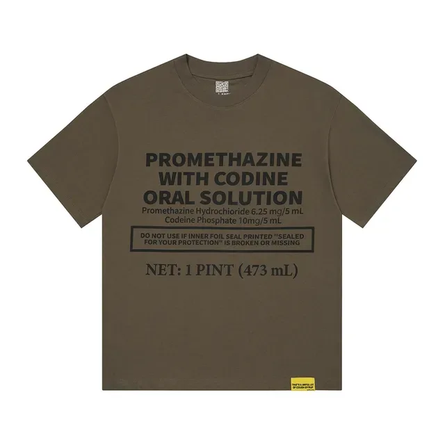 Camiseta gráfica Awake NY com rótulo farmacêutico 7