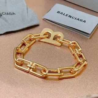 Balenciaga BB Chain Link Gold-Tone pulsera