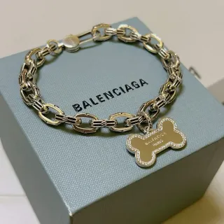سوار بالنسياغا Bone Charm فضي وذهبي