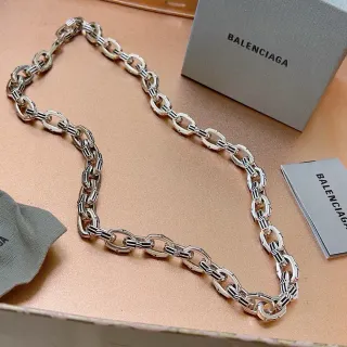 Balenciaga Collar de Cadena con Enlaces Ovale Gruesos