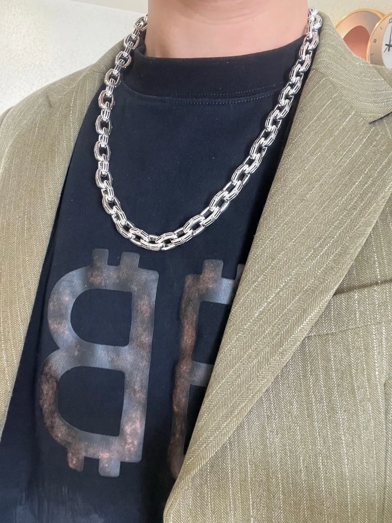 Balenciaga Chunky Oval-Link Chain Necklace 2