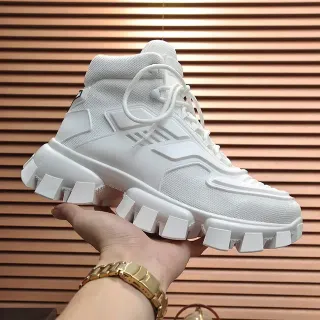 Balenciaga Defender High Monocromo Branco Chunky Tênis
