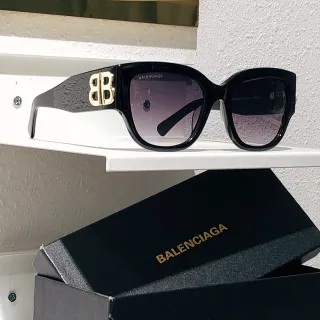 Balenciaga Hourglass Black Gradient Sunglasses