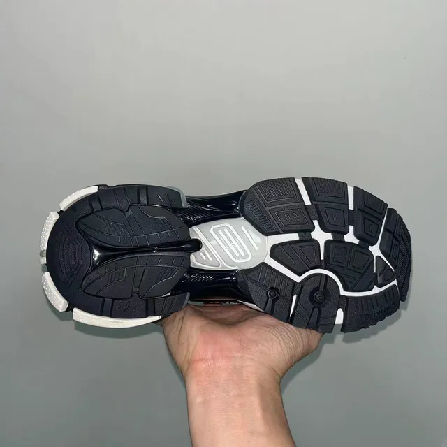 Balenciaga Runner Black and White Chunky Sneakers 3