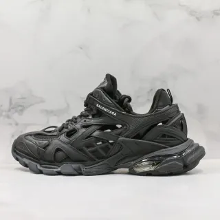 Balenciaga Runner Sneakers Chunky Negras Monocromáticas