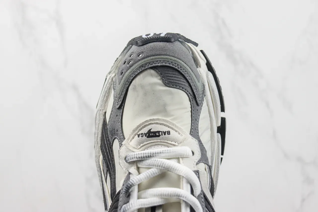 Balenciaga Runner Off-White Gray Black Chaussures Chunky 6