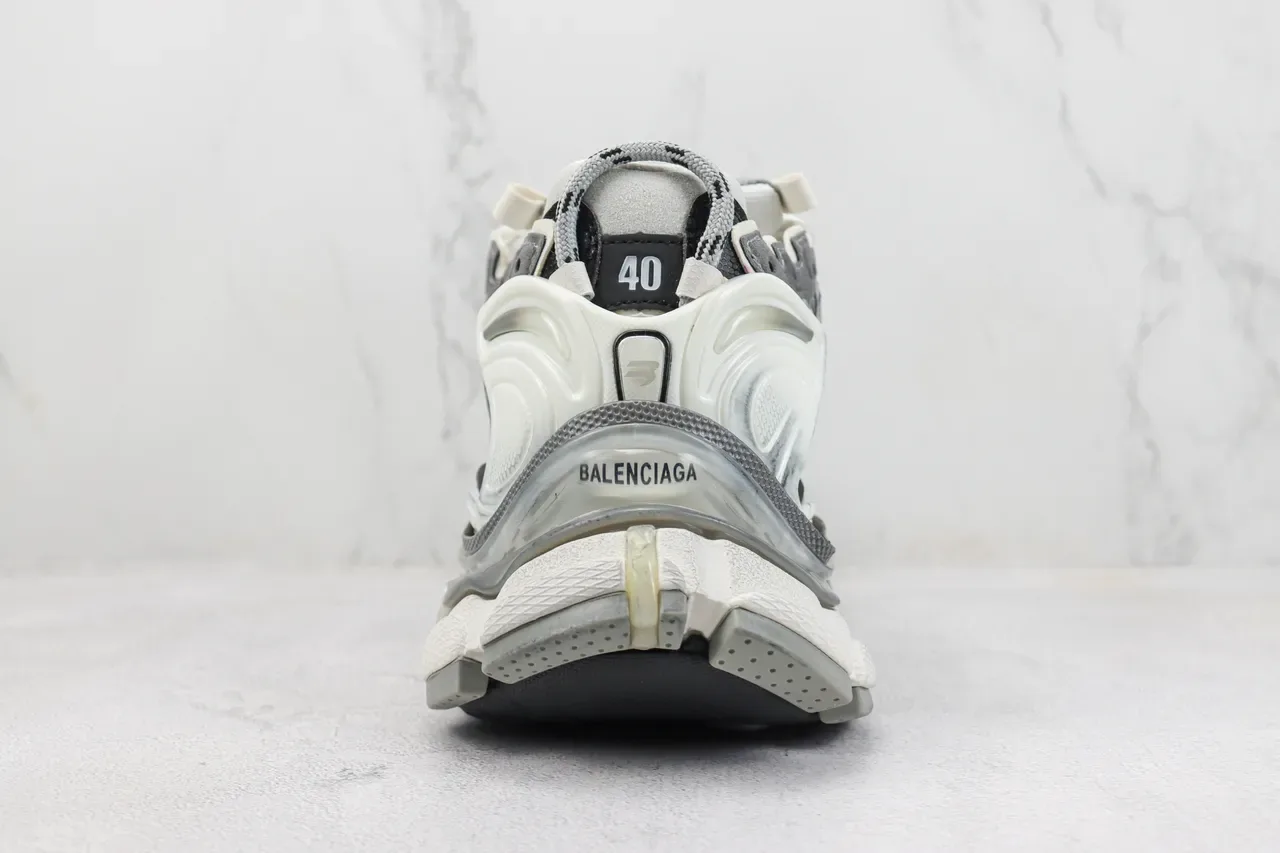 Balenciaga Runner Off-White Gray Black Chaussures Chunky 9