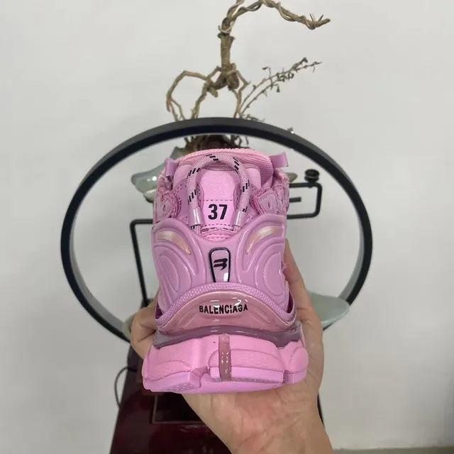 Balenciaga Runner Pink Chunky Sneakers 3
