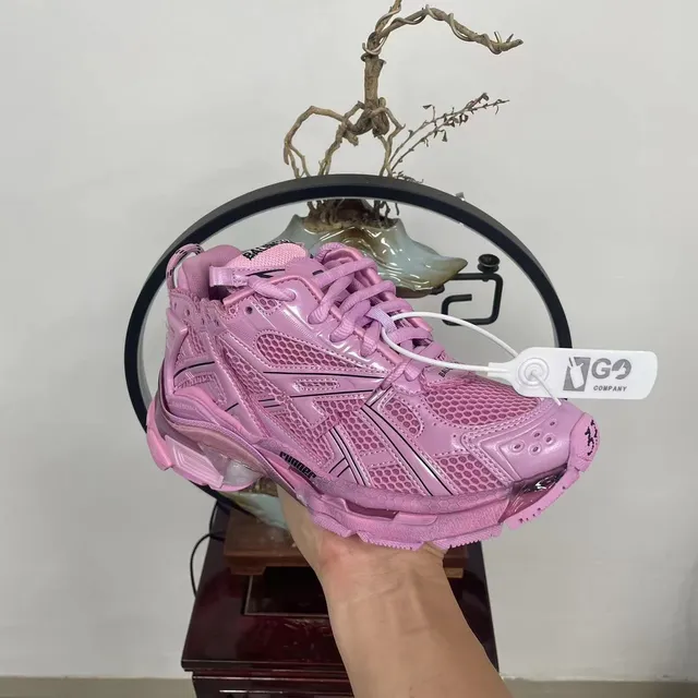 Balenciaga Runner Pink Chunky Sneakers 5