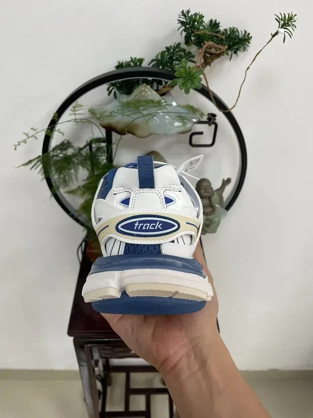 Balenciaga Runner Sneakers Chunky Branco Navy Bege 3