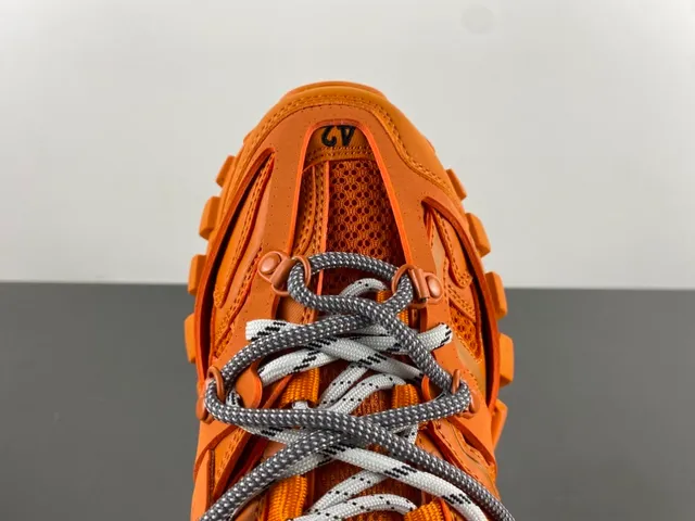 Balenciaga Track Trainer حذاء رياضي برتقالي كبير 5