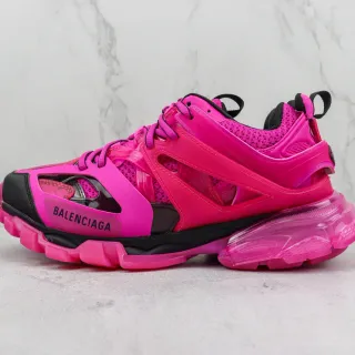 Balenciaga Track Trainer rosa negro chunky zapatillas