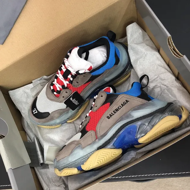 Balenciaga Triple S Multicolor Chunky Sneakers 2