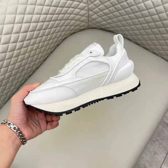 Balmain Track Trainer White and Black Lifestyle Sneakers 2