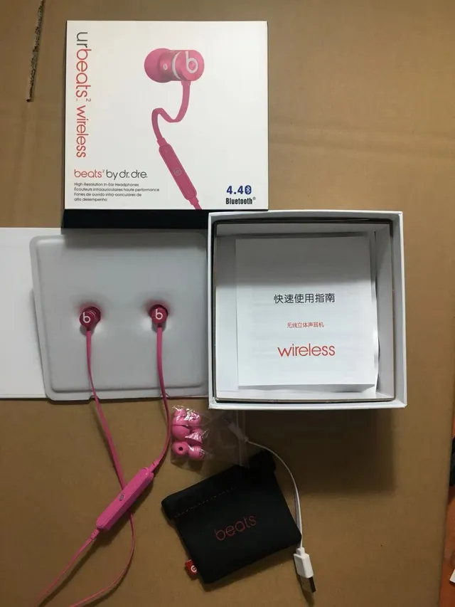 Beats urBeats² Wireless Black Red Neckband-Style Sports Earphones 15