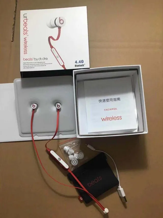 Beats urBeats² Wireless Black Red Neckband-Style Sports Earphones 22