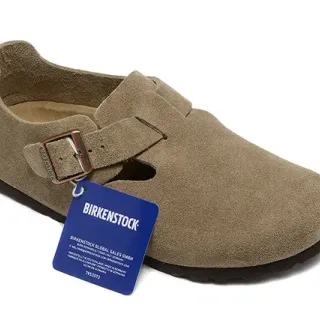 Birkenstock Arizona Suédé Beige Brun Dessus Sangle à boucle unique Chaussures Casuales