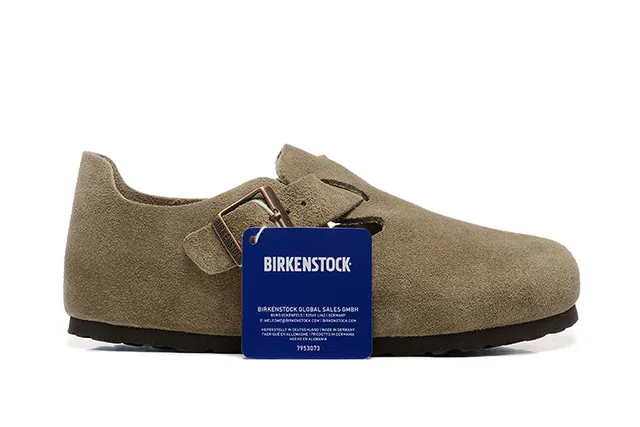 Birkenstock Arizona Suédé Beige Brun Dessus Sangle à boucle unique Chaussures Casuales 6