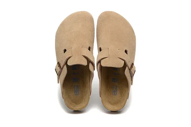 Birkenstock Arizona Bege Zueco de Camurça 2