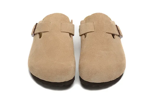 Birkenstock Arizona Bege Zueco de Camurça 3