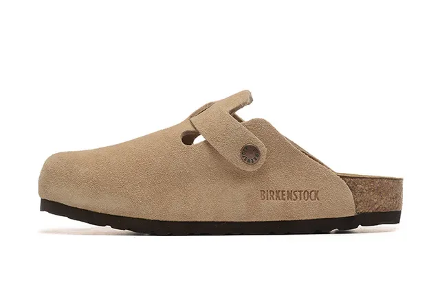 Birkenstock Arizona Bege Zueco de Camurça 5