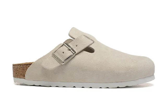 Birkenstock Arizona sabot beige en daim 6