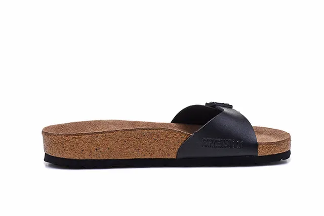 Birkenstock Arizona Black Single-Strap Cork-Footbed Casual Sandal 2