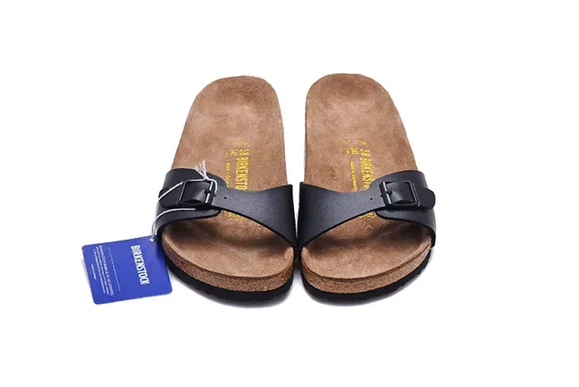 Birkenstock Arizona Black Single-Strap Cork-Footbed Casual Sandal 3