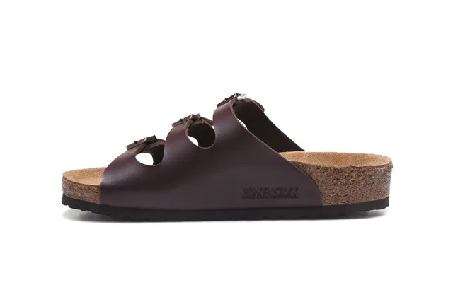 Birkenstock Arizona sandales casuales en cuir marron 4