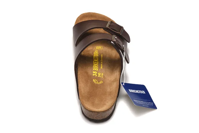 Birkenstock Arizona sandales en cuir marron casual 4