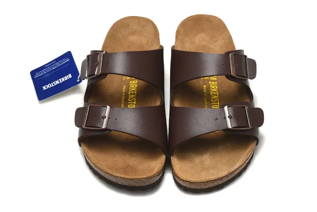 Birkenstock Arizona sandales en cuir marron casual 5