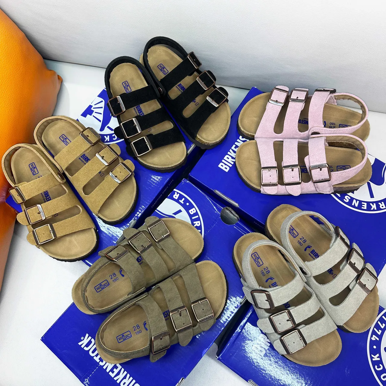 Birkenstock Arizona Deer Brown صندل كاجوال 7