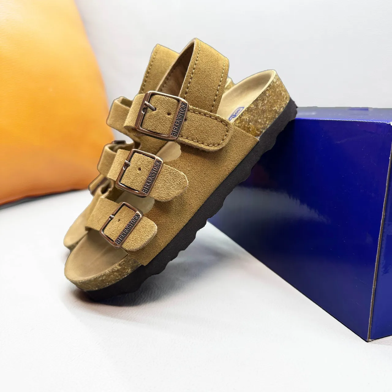 Birkenstock Arizona Deer Brown صندل كاجوال 23