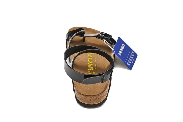 Birkenstock Arizona Sandales Gladiator Noir Brillant 5