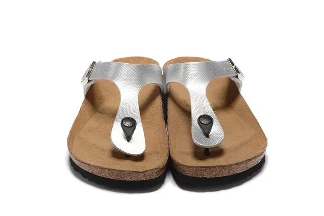 Birkenstock Arizona Sandales Casual Argent Métallique 5