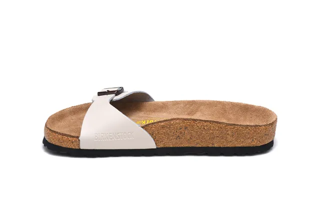 Birkenstock Arizona sandálias casuais de couro Off-White 4
