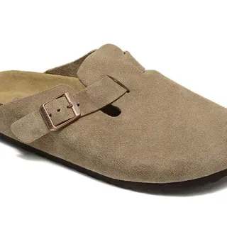 Birkenstock Arizona Taupe Suede pantoufle