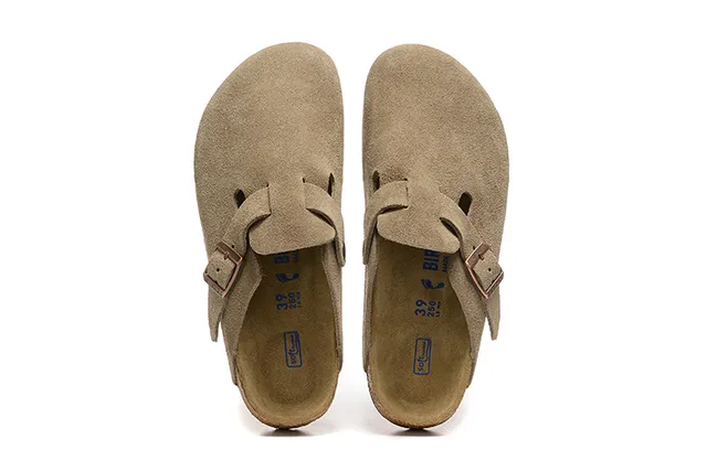 Birkenstock Arizona Taupe Suede pantoufle 2