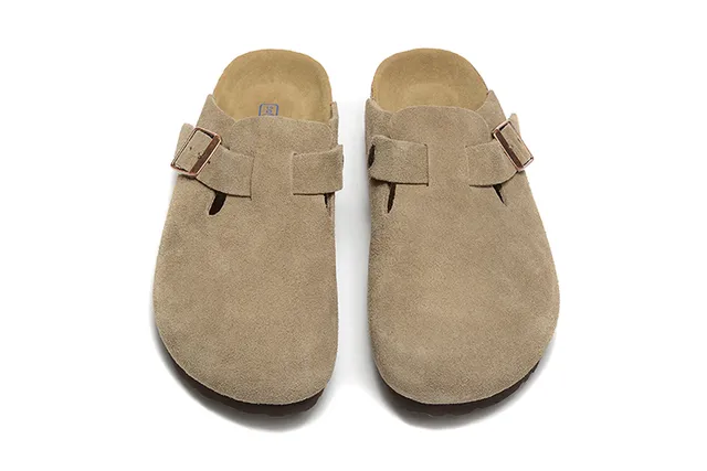 Birkenstock Arizona Taupe Suede pantoufle 3